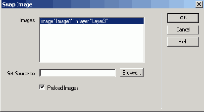 Изменение
графического изображения (Swap Image)