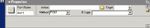 Пустая форма на Web-странице