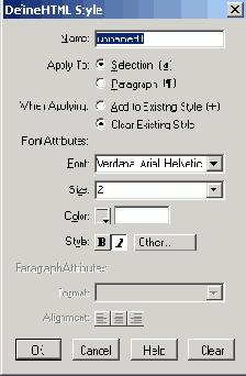 Использование
HTML-стилей