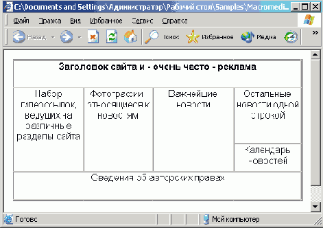 Схемы табличного дизайна