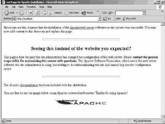 Установка Apache для Windows