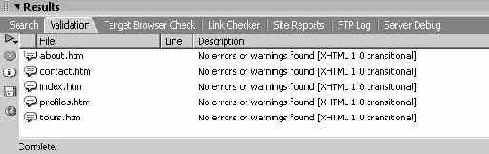 Верификация XHTML-кода