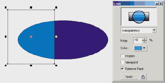 Линзы в CorelDraw