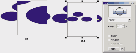 Линзы в CorelDraw