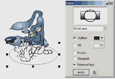 Линзы в CorelDraw