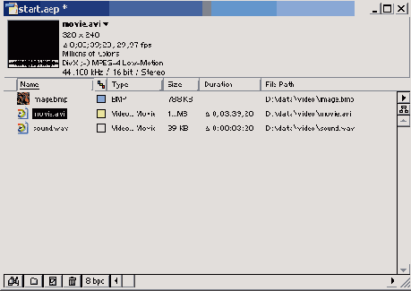   Adobe After Effect 6
