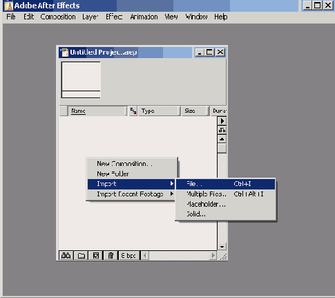   Adobe After Effect 6
