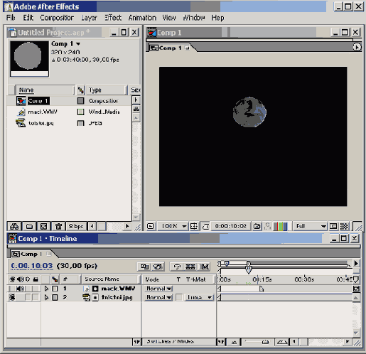   Adobe After Effect 6
