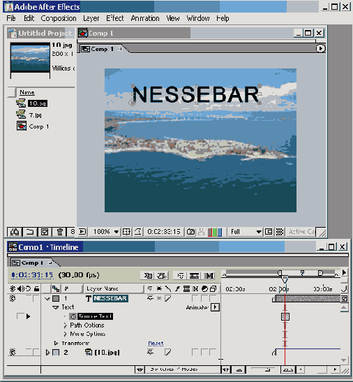   Adobe After Effect 6
<br>
