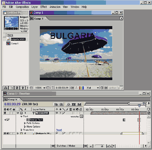   Adobe After Effect 6
<br>
