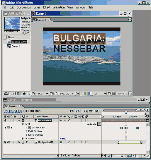   Adobe After Effect 6
<br>
