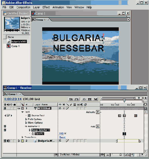   Adobe After Effect 6
<br>
