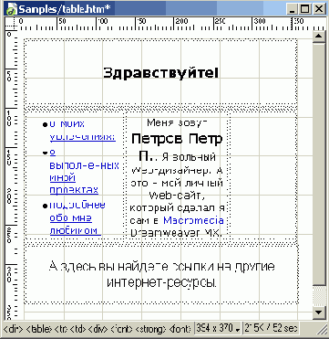 Тонкая
настройка и оптимизация таблицы разметки