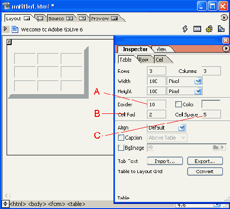 Пакет Adobe GoLive