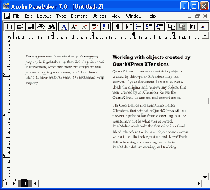 Издательская система Adobe PageMaker