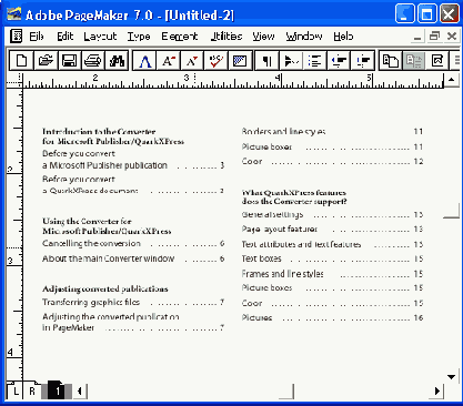 Издательская система Adobe PageMaker