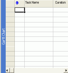 Таблица в Microsoft Project